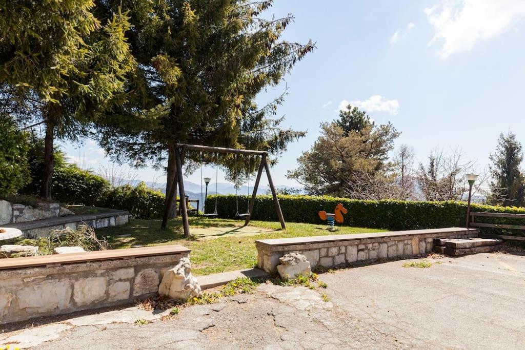 Panorama 1200, In The Heart Of The San Fermo Hills Apartment Adrara San Rocco Bagian luar foto